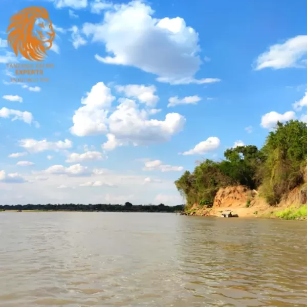 Rufiji river in Nyerere (Selous) National Park, Tanzania.