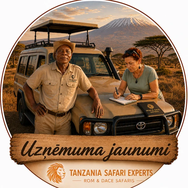 Tanzania Safari Experts – ROM & DACE SAFARIS uzņēmuma jaunumi
